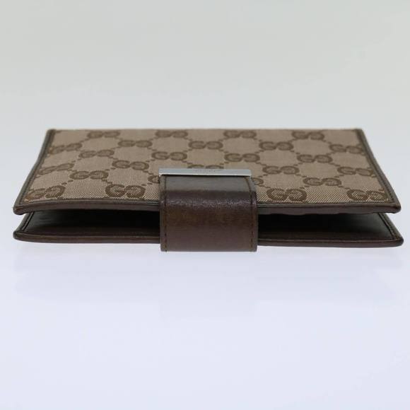 GUCCI GG Canvas Day Planner Cover Beige Auth 67555 - Picture 3 of 16
